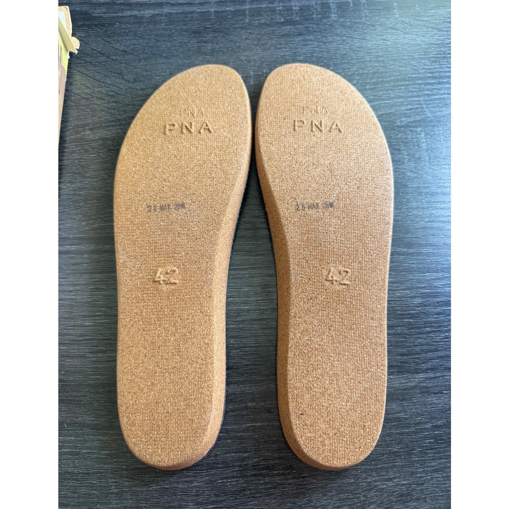 Naot Scan Gray Cork Replacement Insoles Womens 11 EU 42 G3150-001 Footbed New - Picture 2 of 3